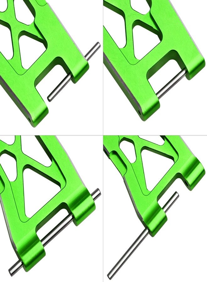 Hobbyfire Aluminum Front & Rear Suspension Arms 4-Pack Upgrades for 1/18 Traxxas LaTrax Teton Desert Prerunner SST, Replace Parts 7630 (Green) - Image 5